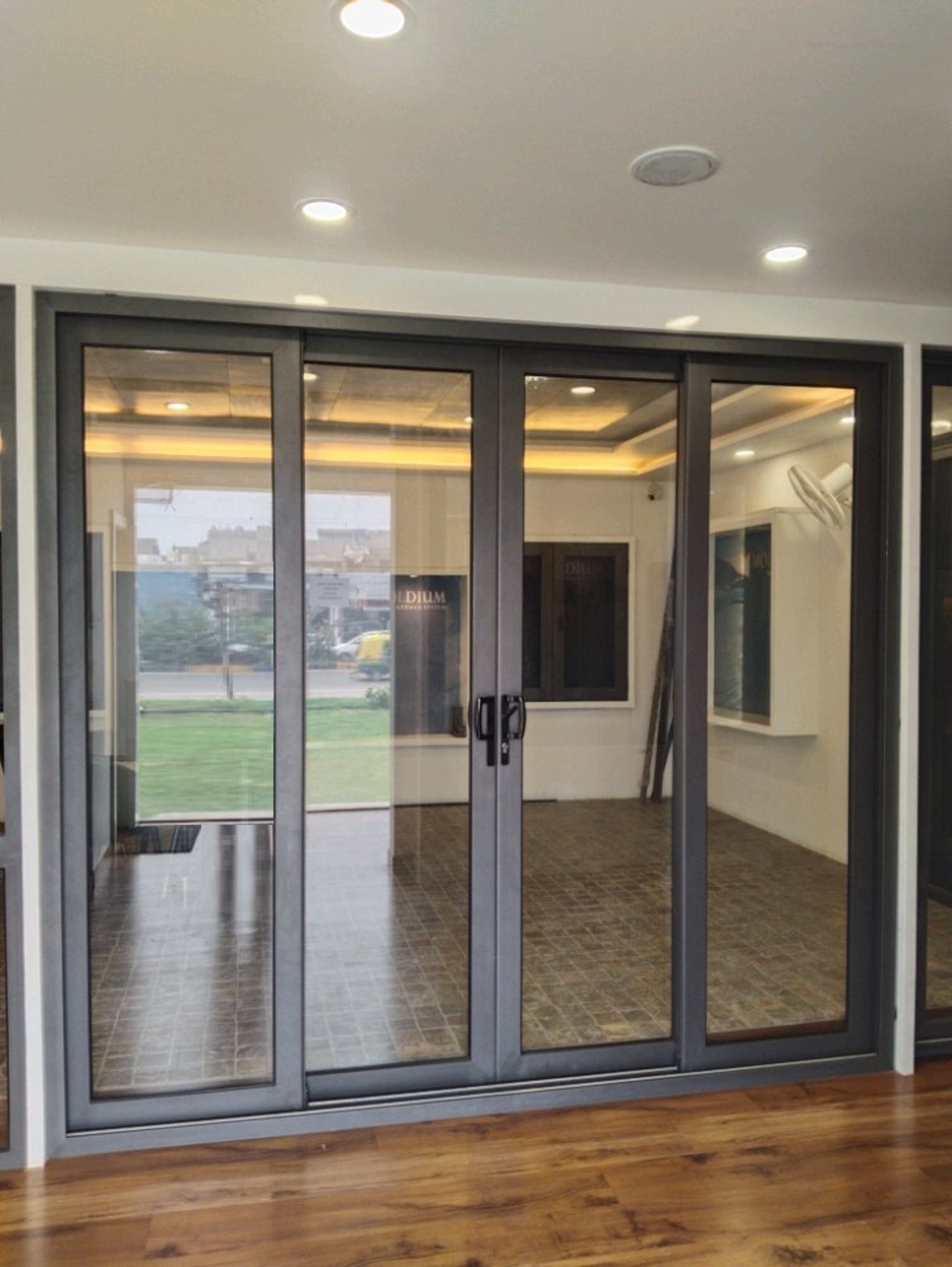 Aluminium Glass Door Installation UAE